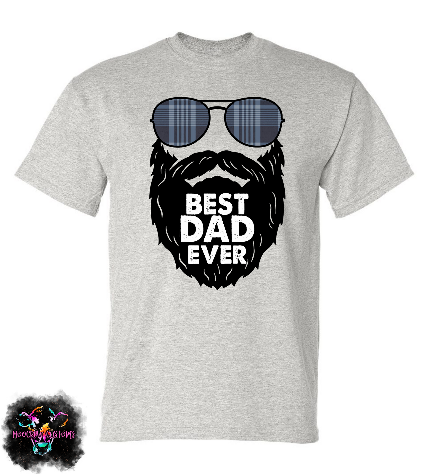 Best Dad Ever Beard Shirt