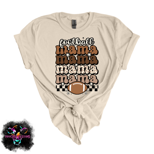 Football Mama Stacked Shirt