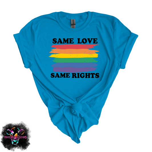 Same Love Same Rights Tshirt