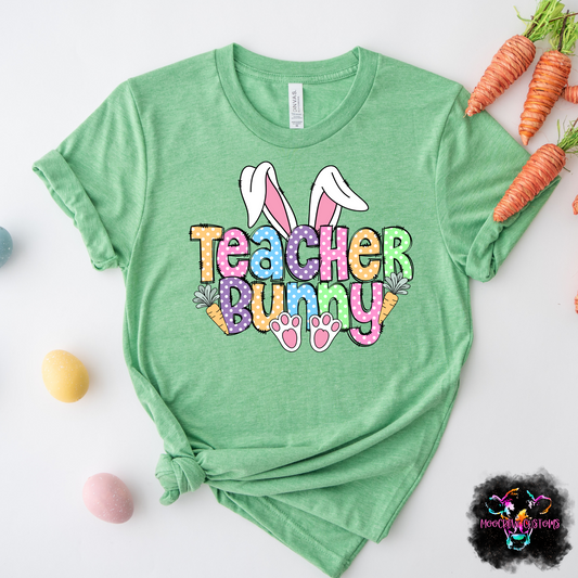 Teacher Bunny Tshirt