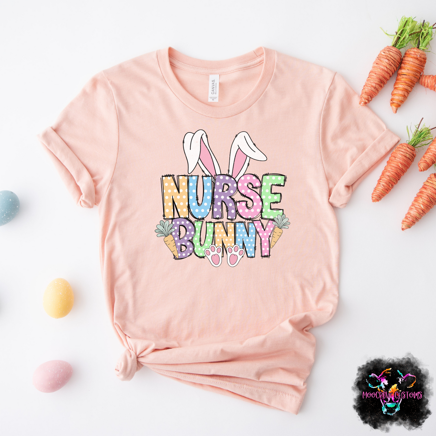 Nurse Bunny Doodle Tshirt