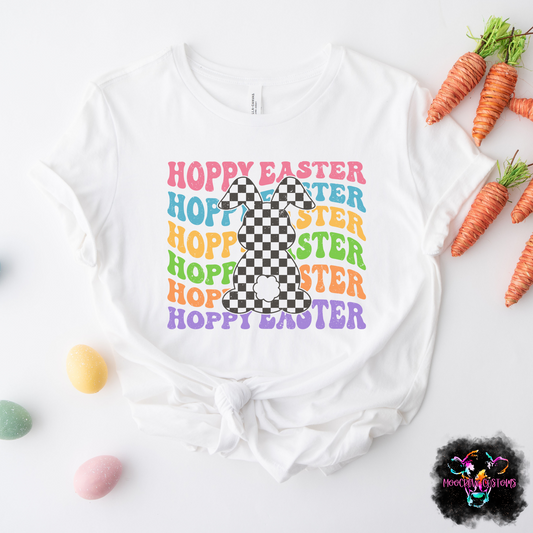 Hoppy Easter Retro Tshirt