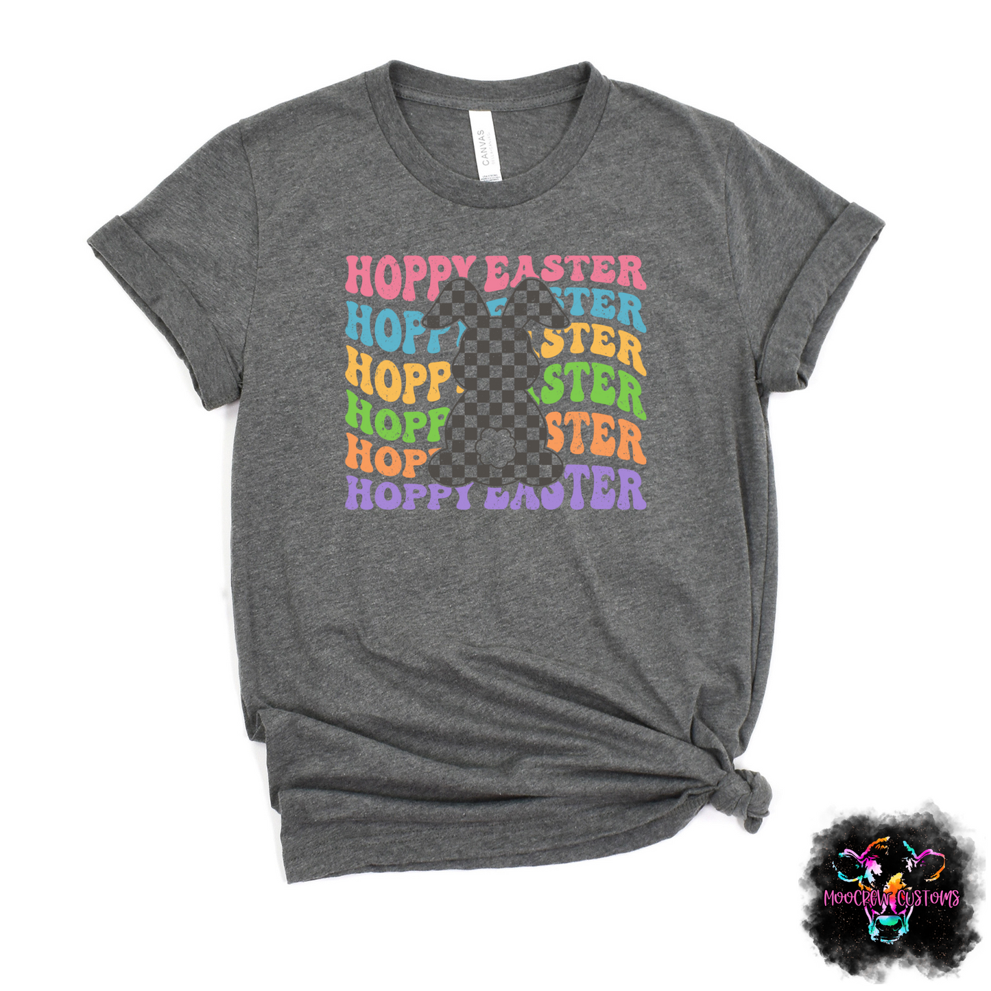 Hoppy Easter Retro Tshirt