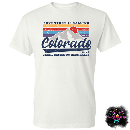 Colorado Grand Design Owners Rally 2024 Tshirt