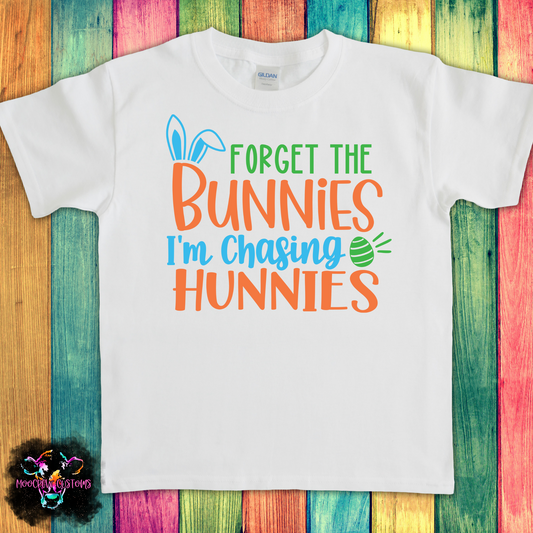 Forget The Bunnies Kids Tshirt