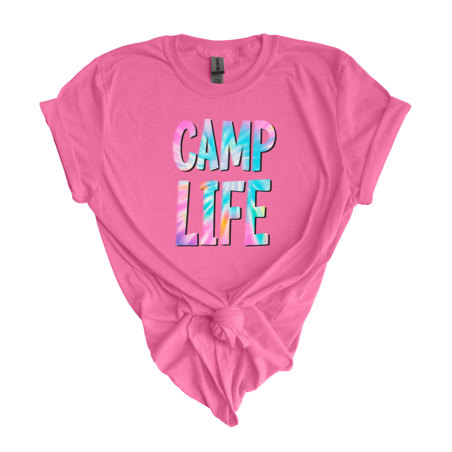 Camp Life Tie Dye Tshirt