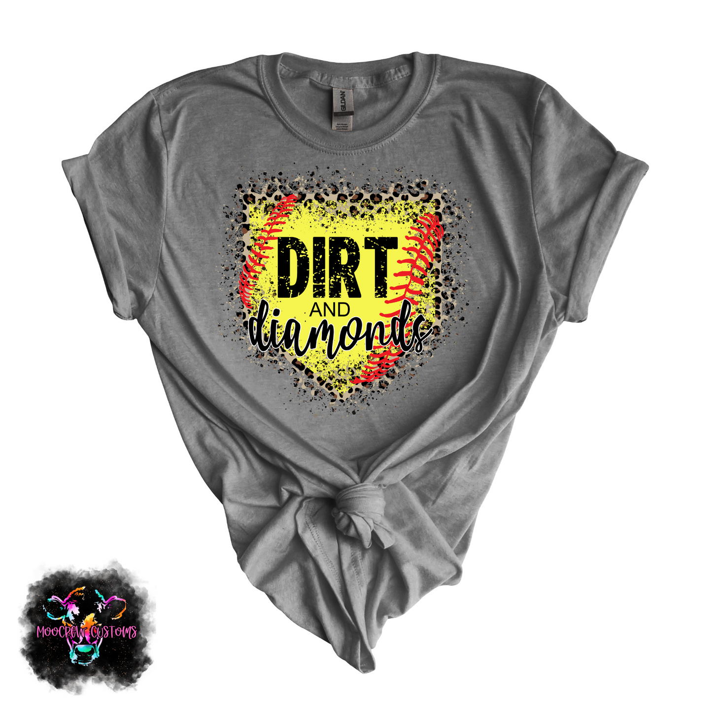 Dirt and Diamonds Softball Tshirt