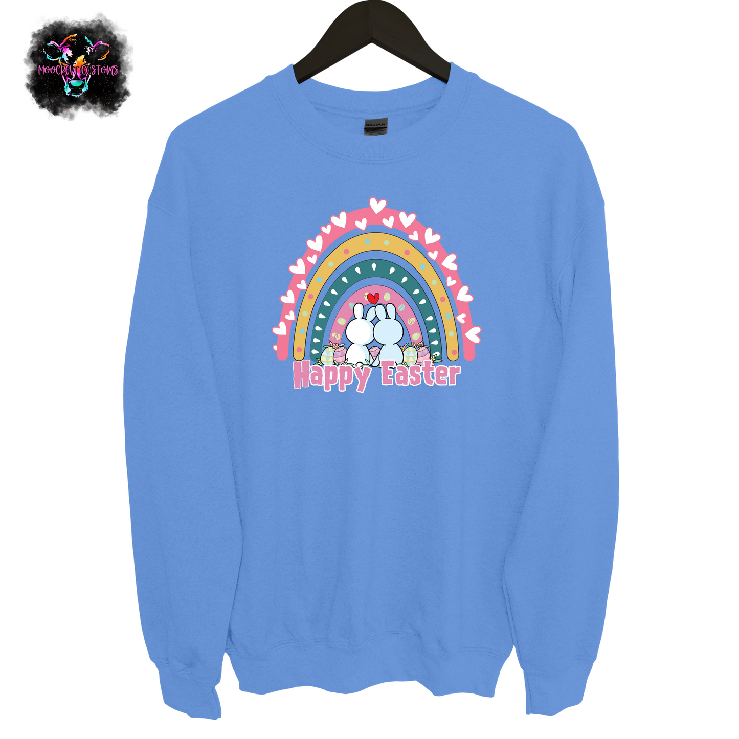 Happy Easter Rainbow Crewneck