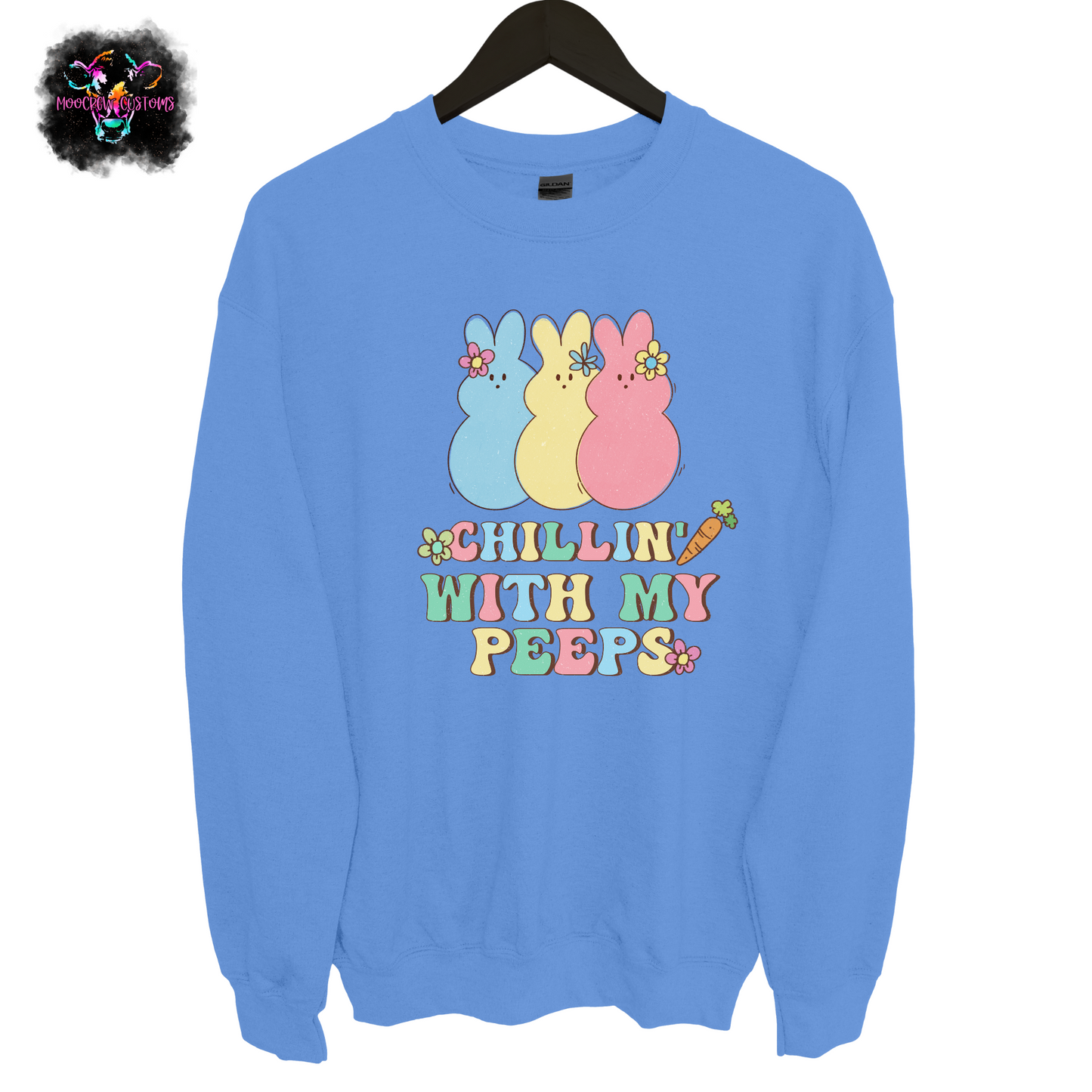 Chillin' With My Peeps Crewneck