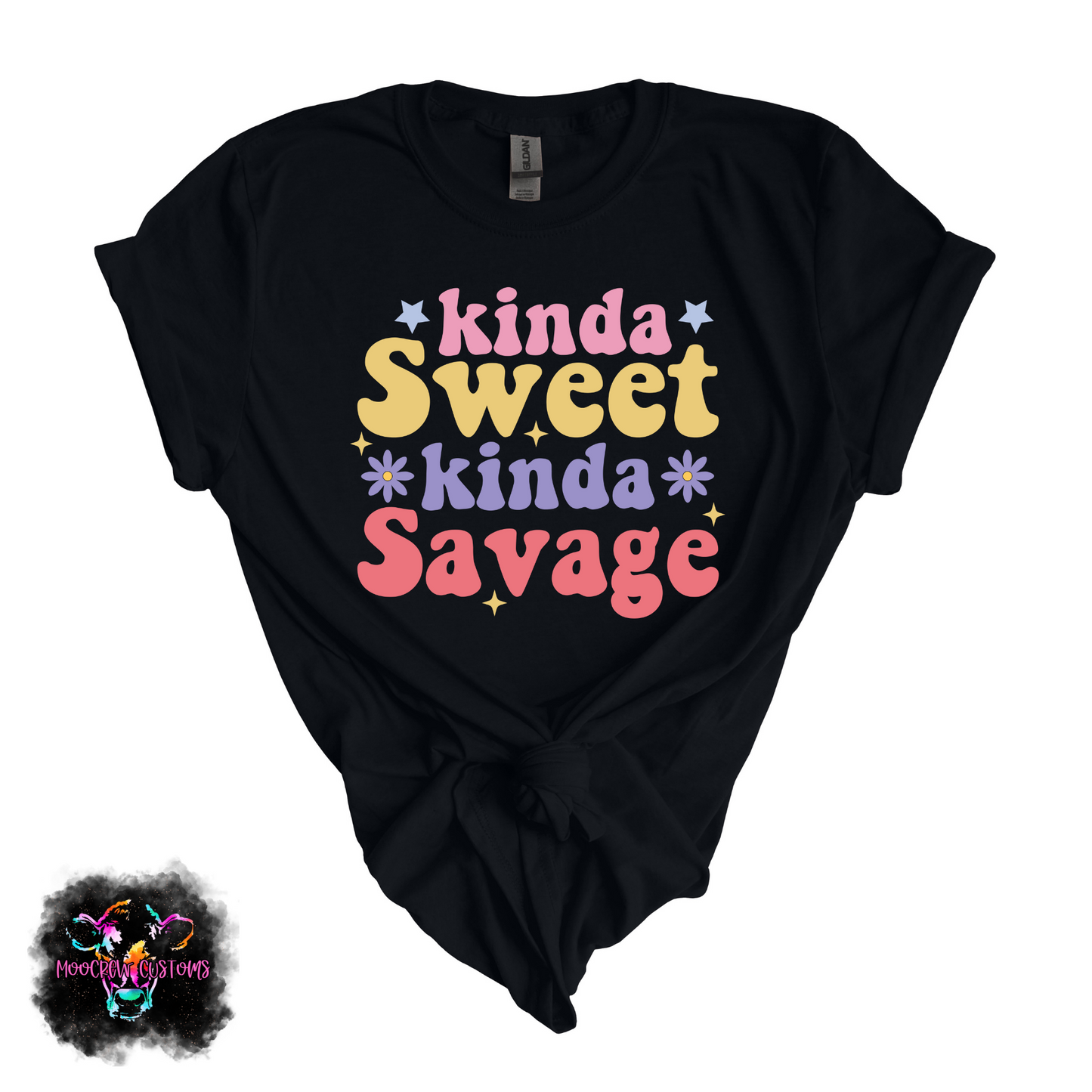 Kinda Savage Kinda Sweet Retro Tshirt