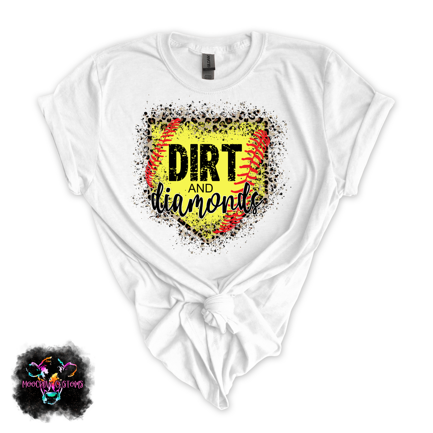 Dirt and Diamonds Softball Tshirt