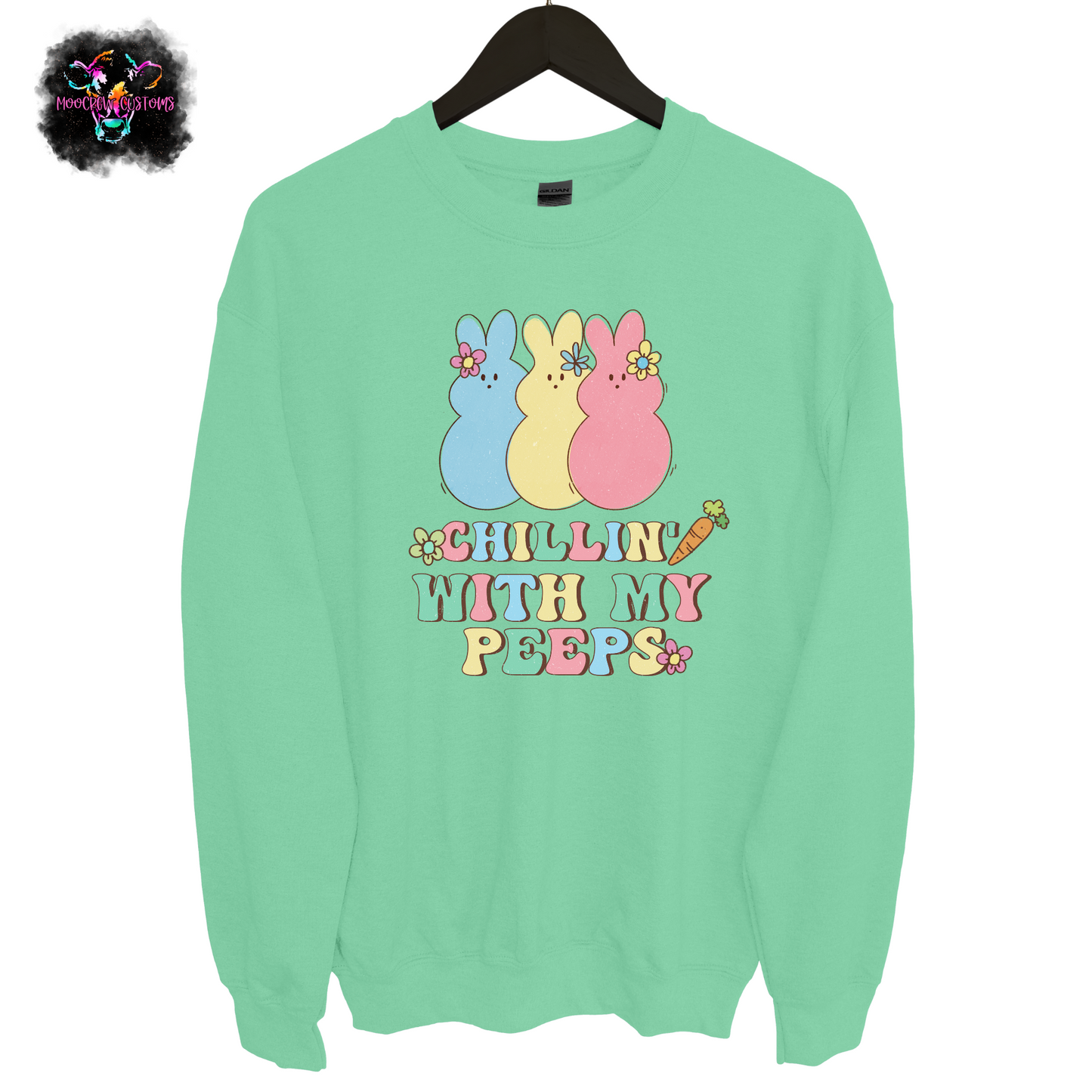 Chillin' With My Peeps Crewneck