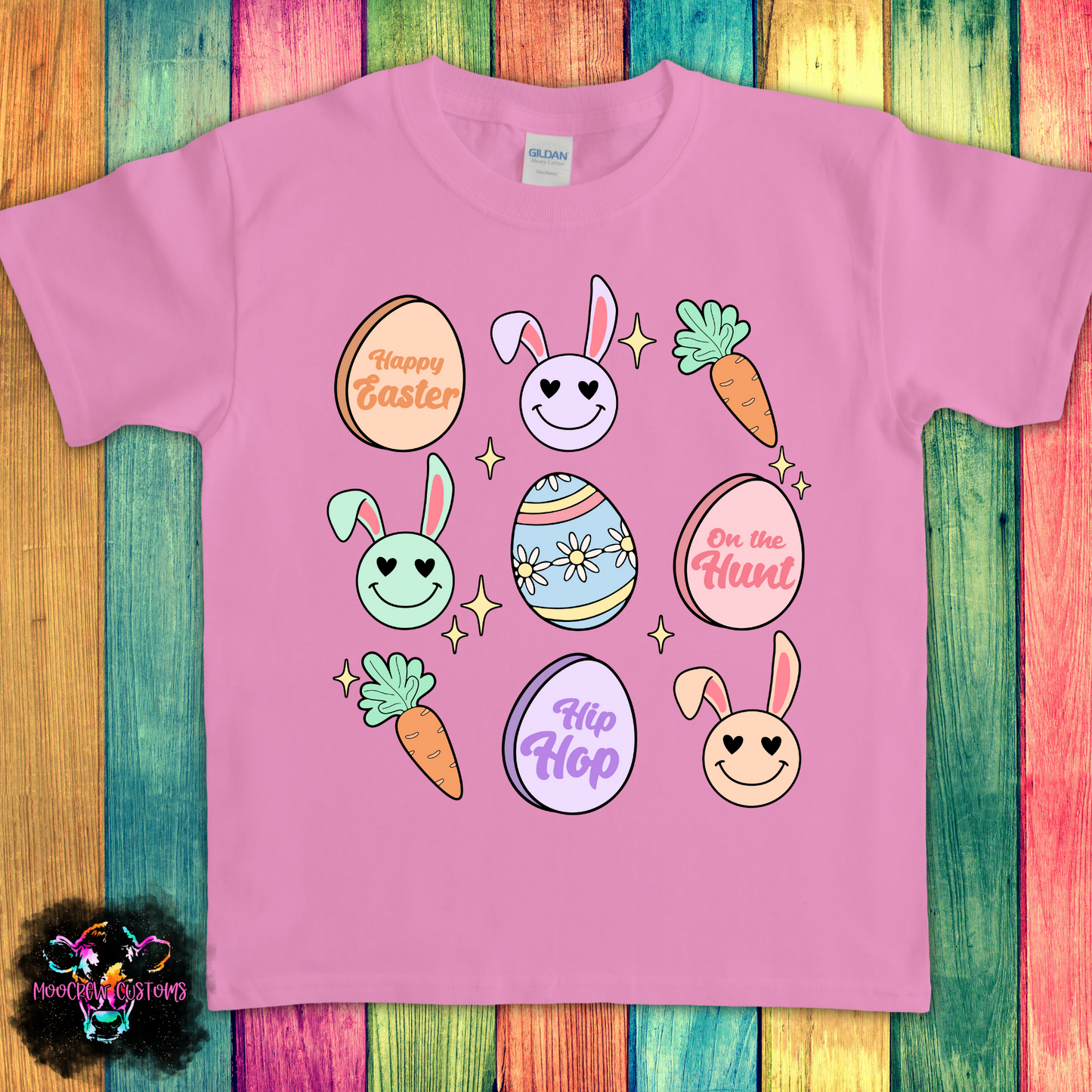 Easter Tic Tac Toe Kids Tshirt