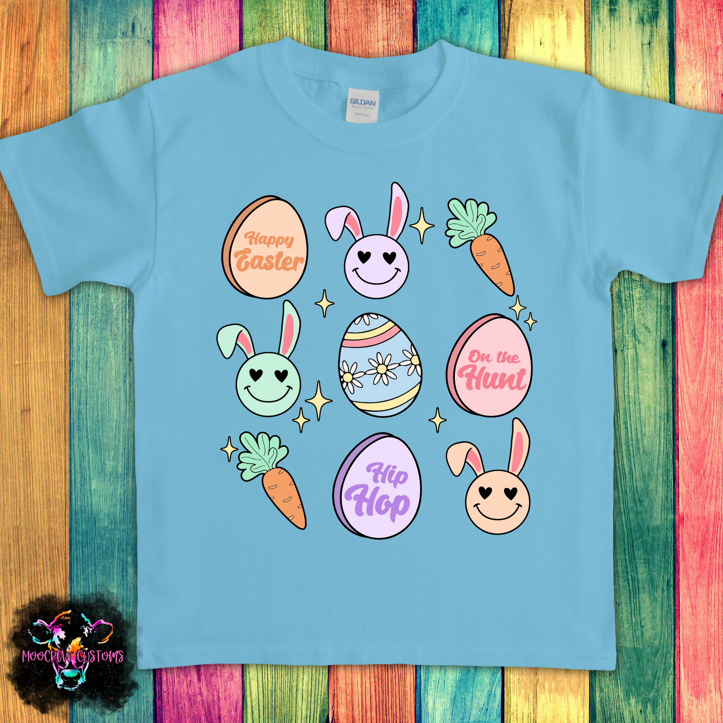 Easter Tic Tac Toe Kids Tshirt