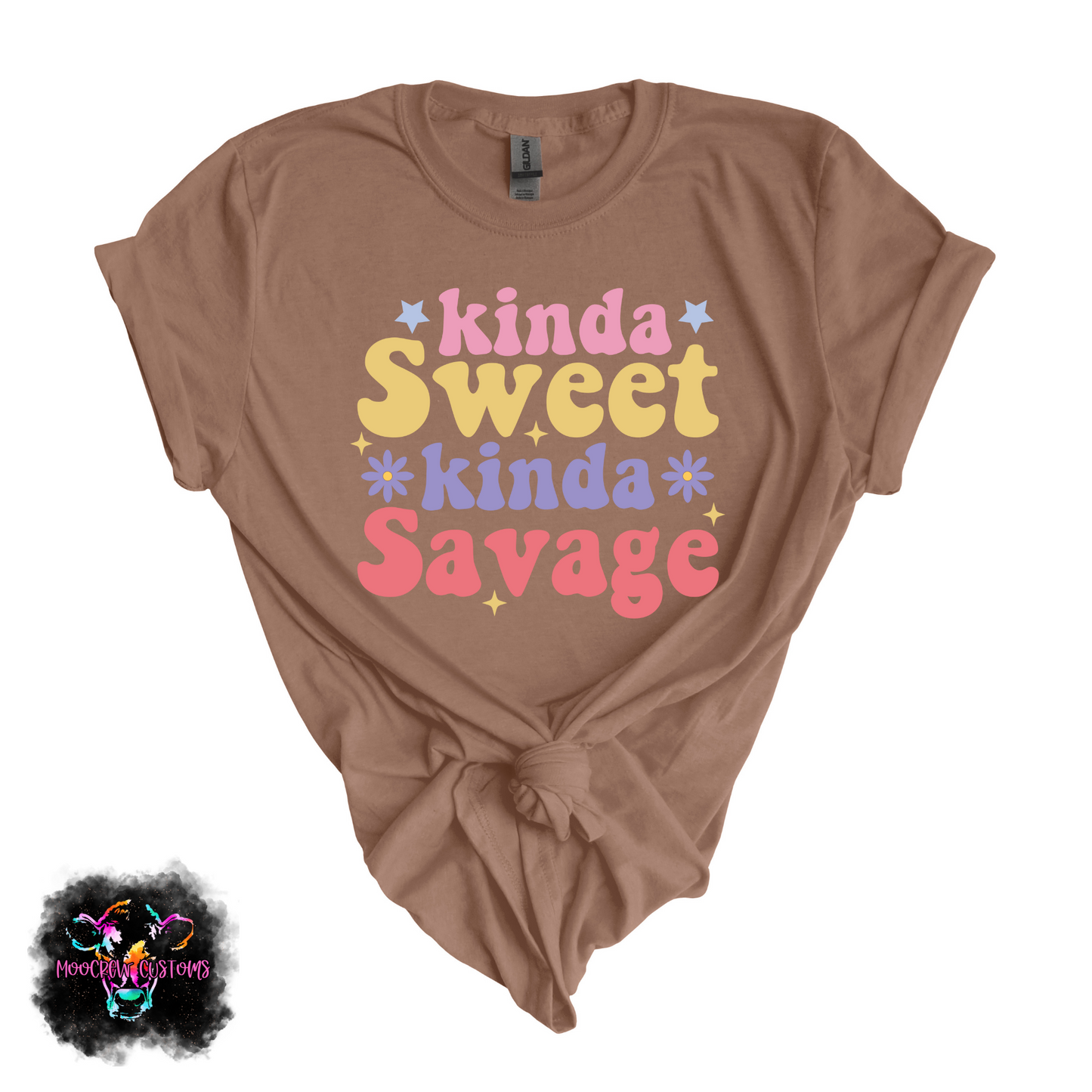 Kinda Savage Kinda Sweet Retro Tshirt