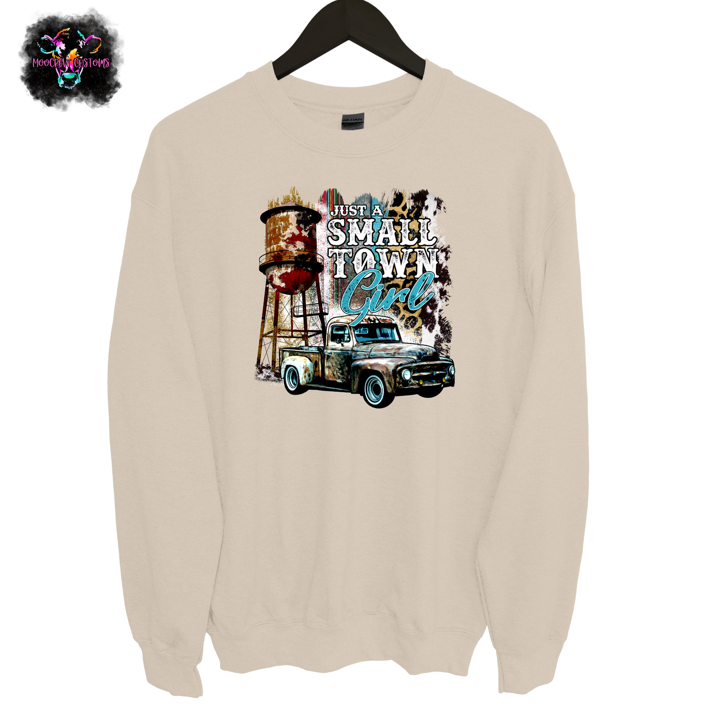 Just A Small Town Girl Crewneck