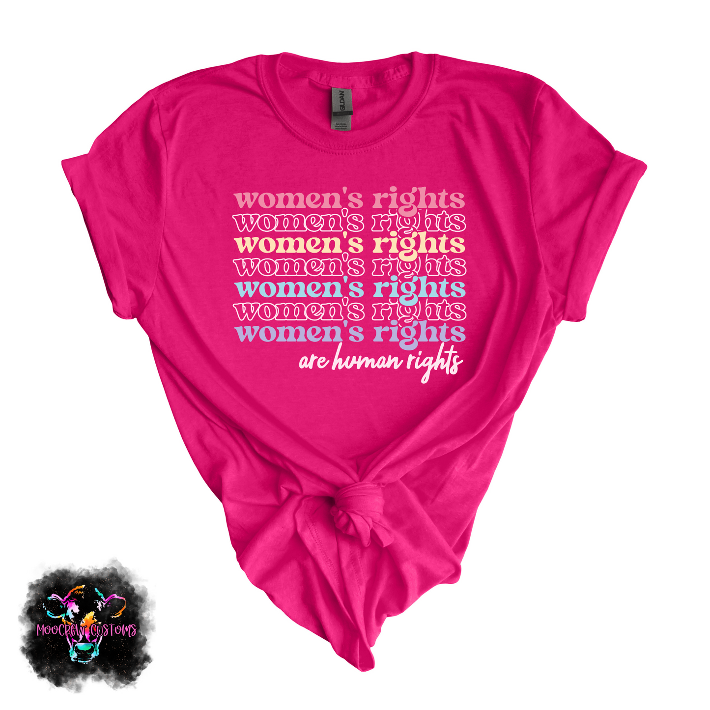 Women's Rights Stacked Tshirt