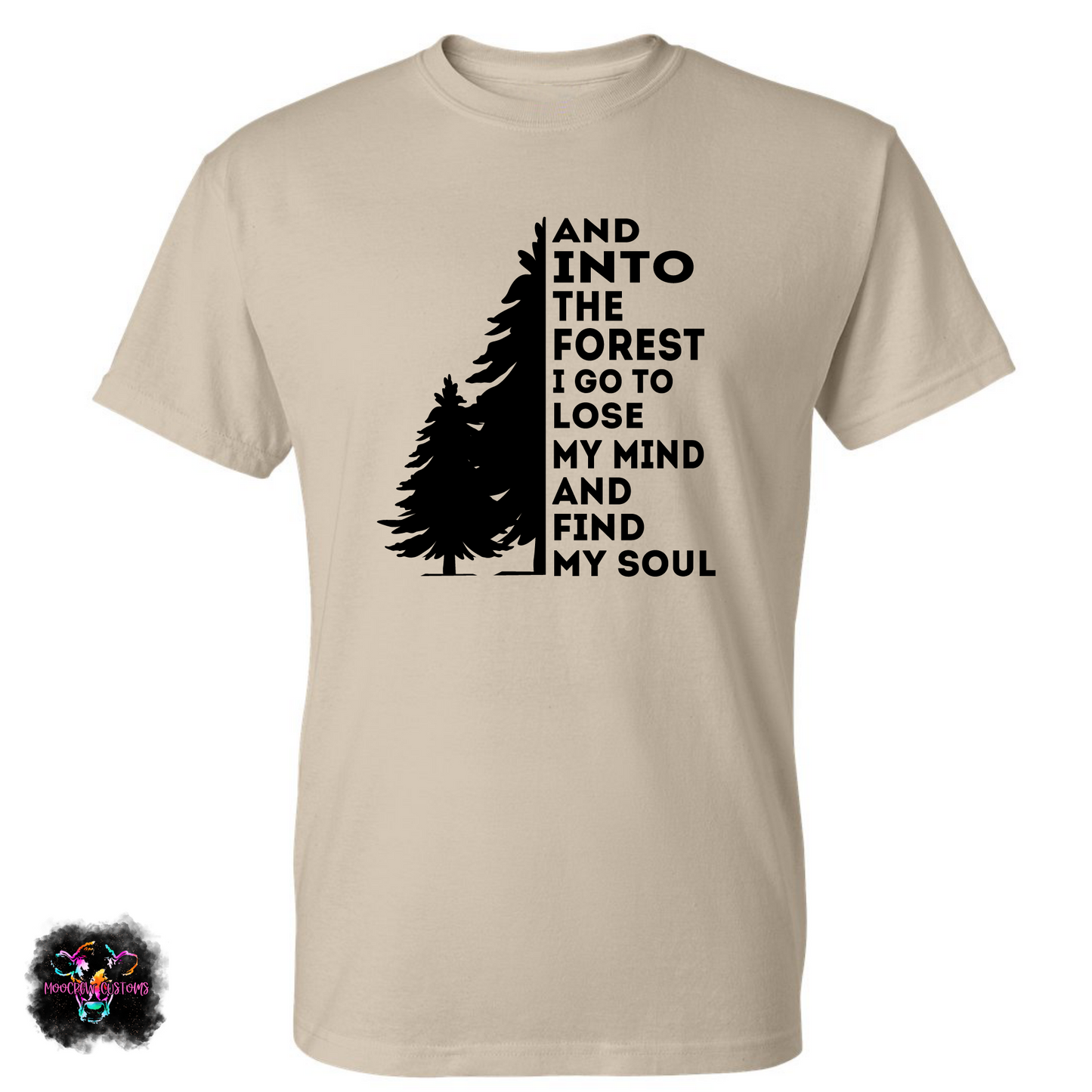 Into The Forest I Go Tree T-Shirt