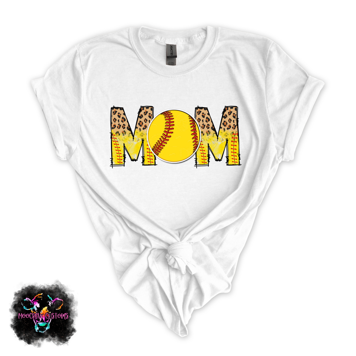 Mom Softball Tshirt