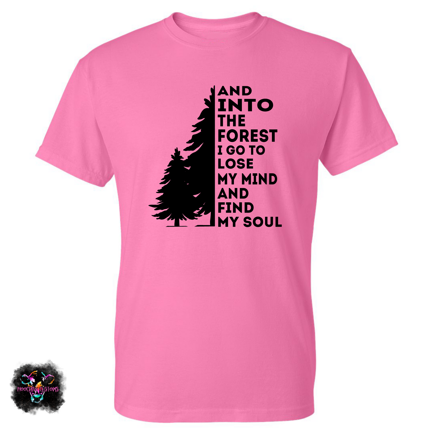 Into The Forest I Go Tree T-Shirt