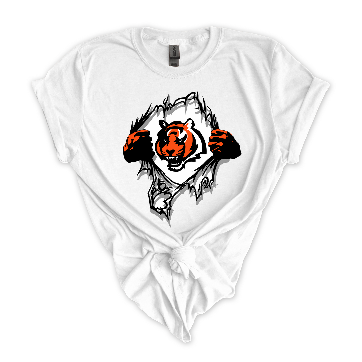 Bengals Chest Ripped Tshirt