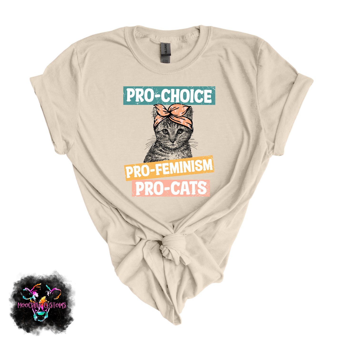 Pro Choice Pro Cats Tshirt