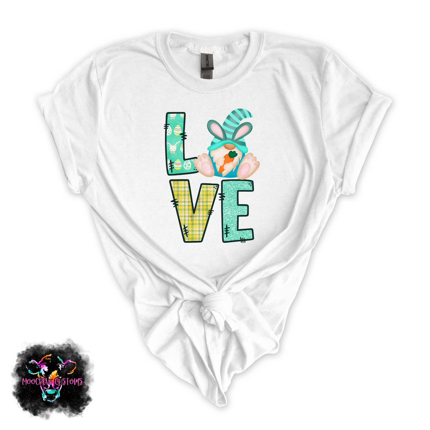 Easter Gnome Love Tshirt