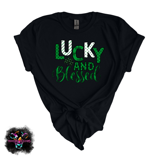 Lucky and Blessed Tshirt