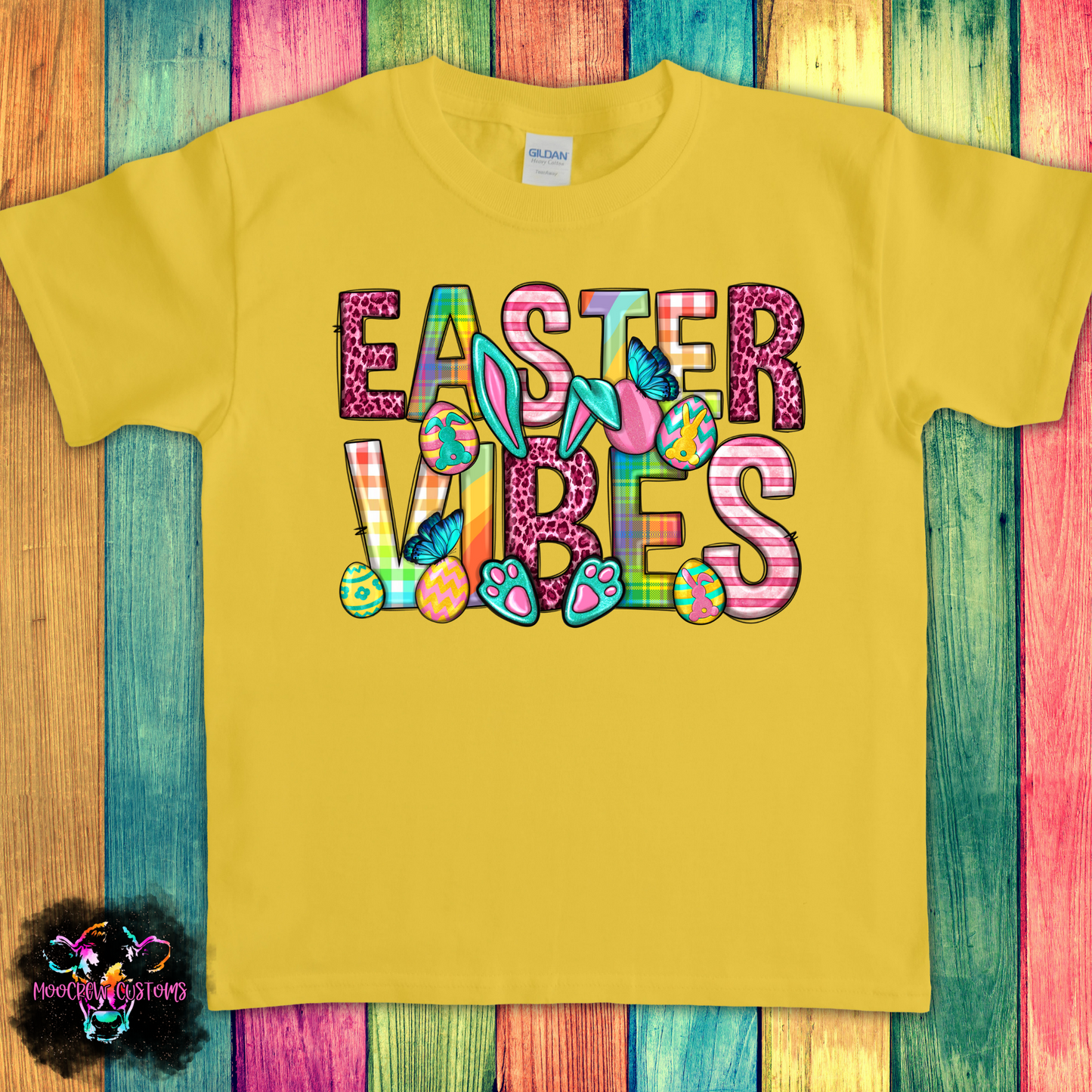 Easter Vibes Kids Tshirt