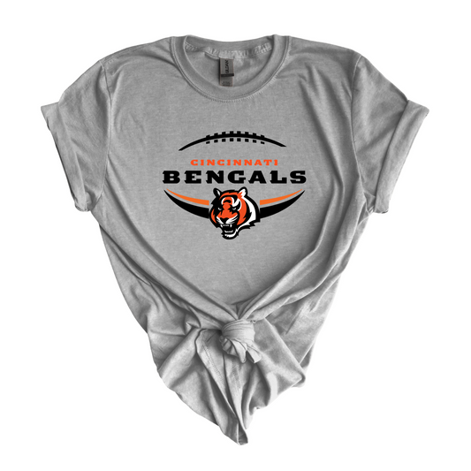 Bengals Football Shape Tshirt