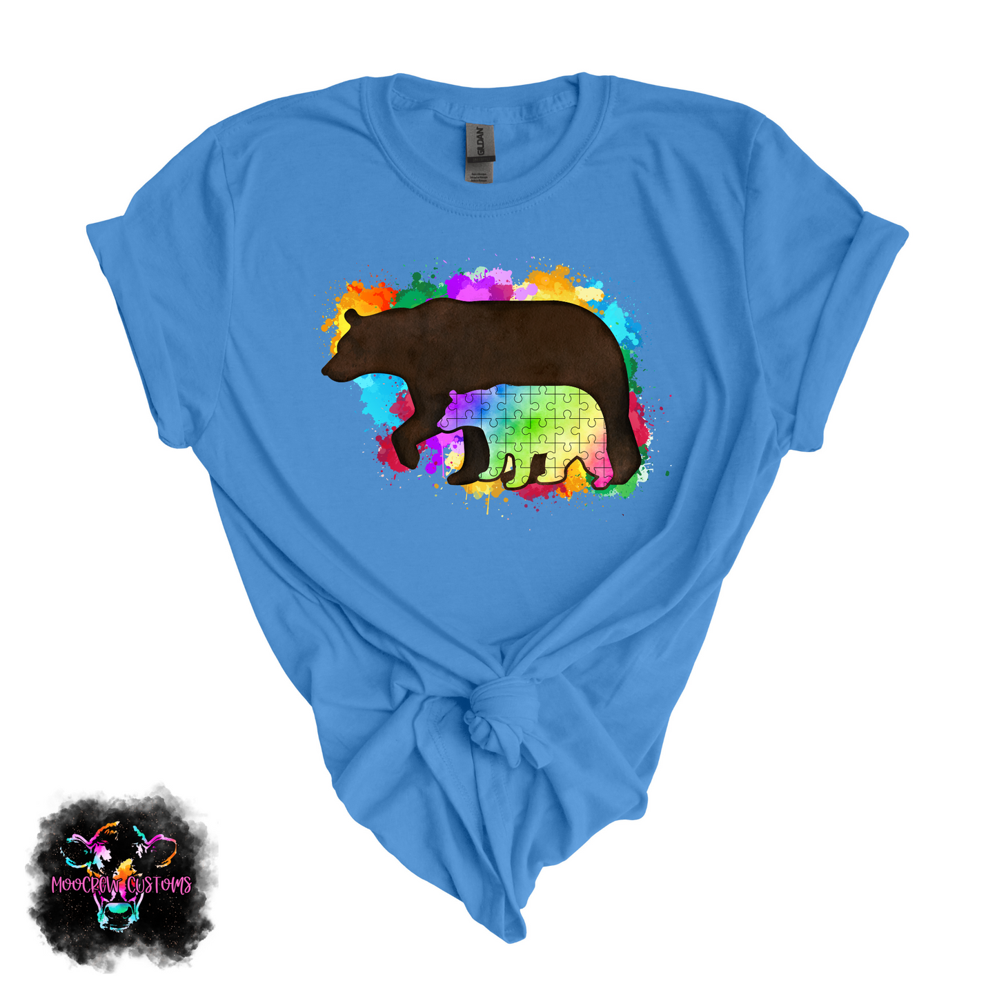 Mama & Baby Bear Autism Awareness Tshirt