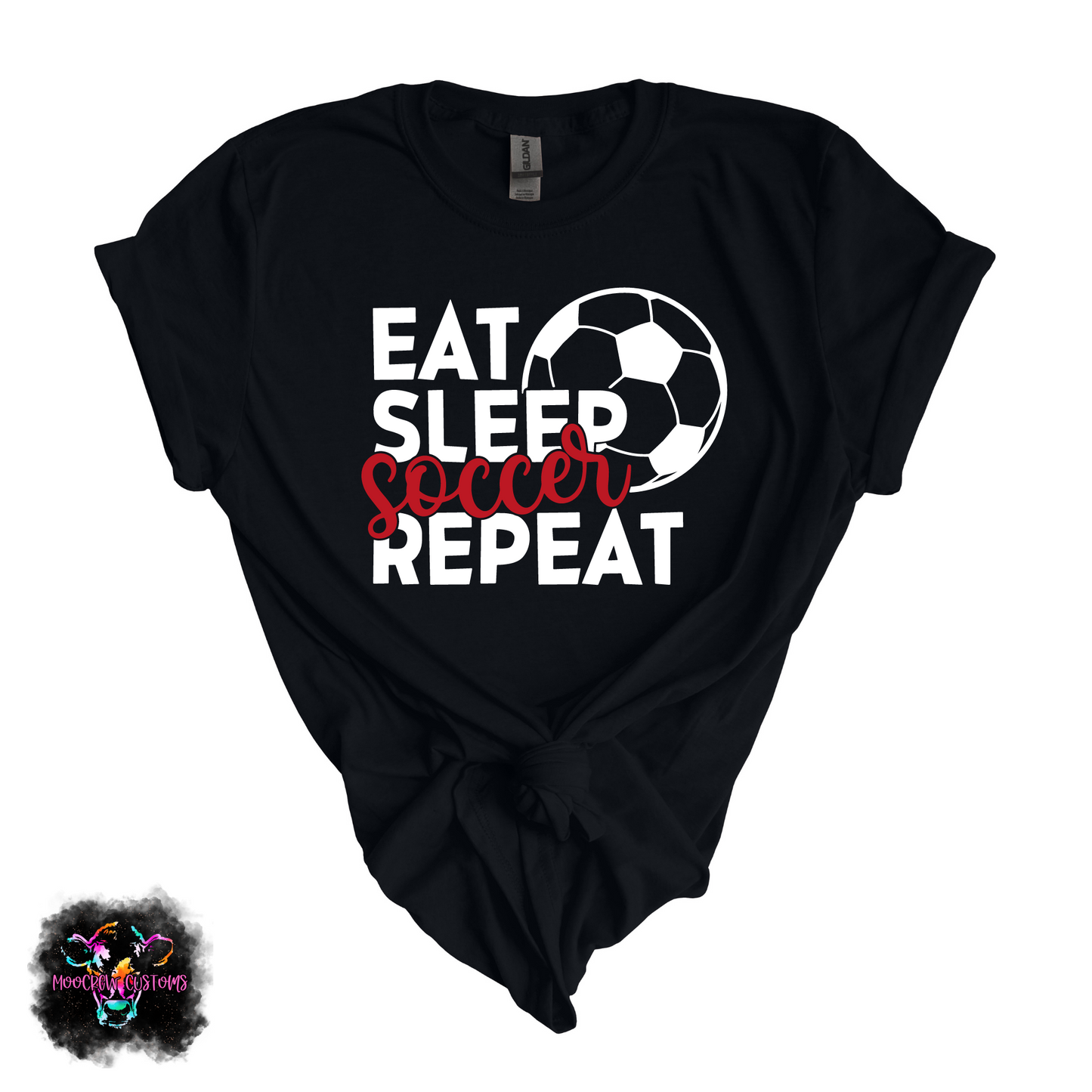 Eat Sleep Soccer Repeat Tshirt