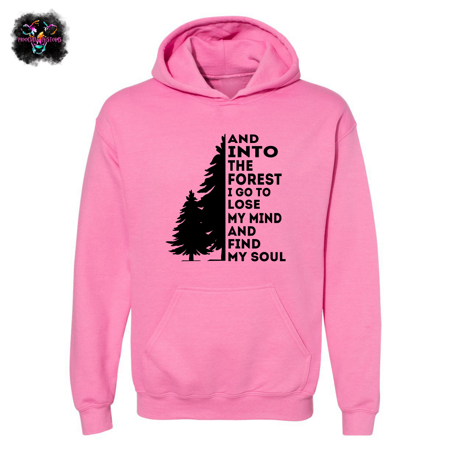 Into The Forest I Go Tree Sweatshirt