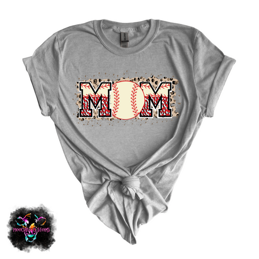 MOM Baseball Tshirt