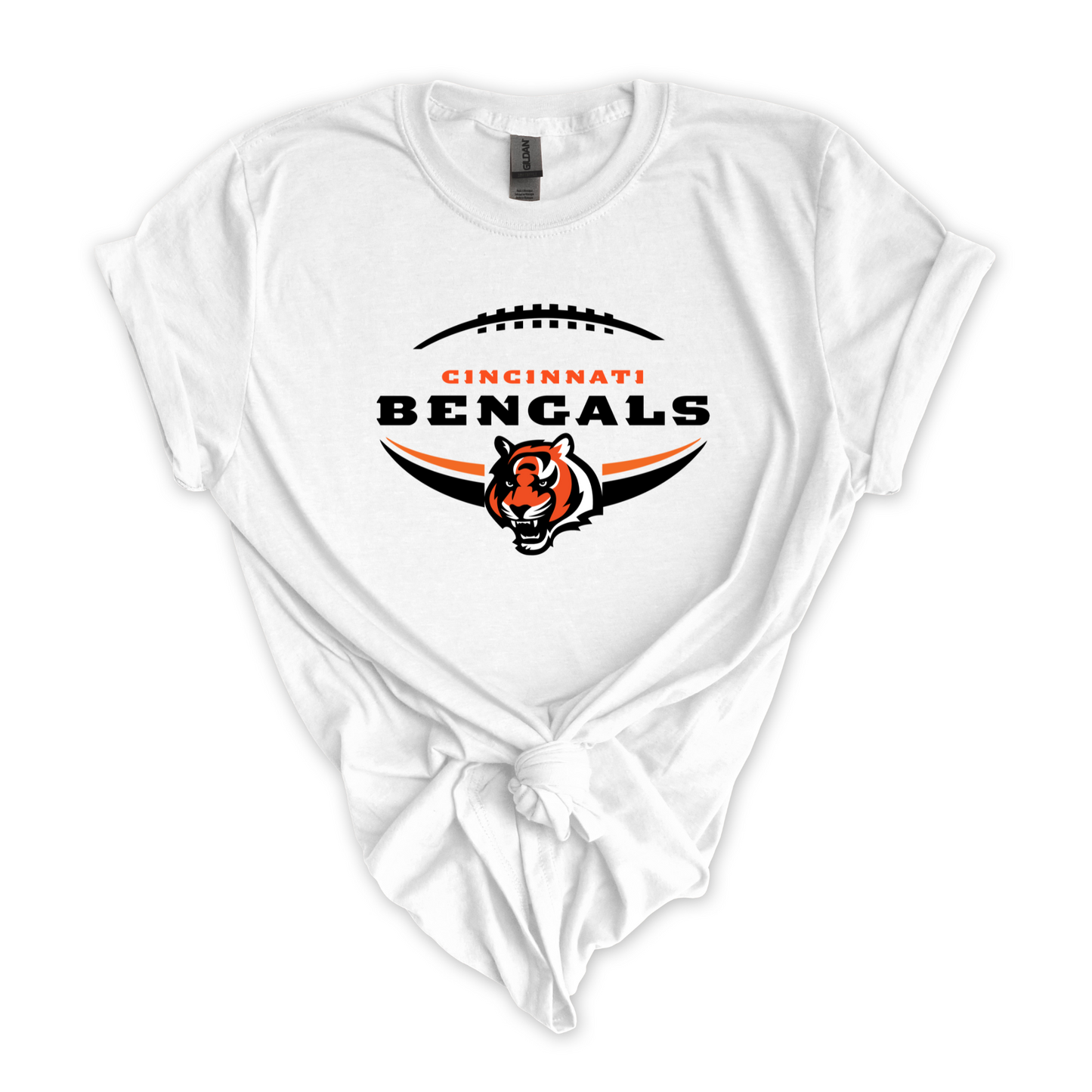 Bengals Football Shape Tshirt