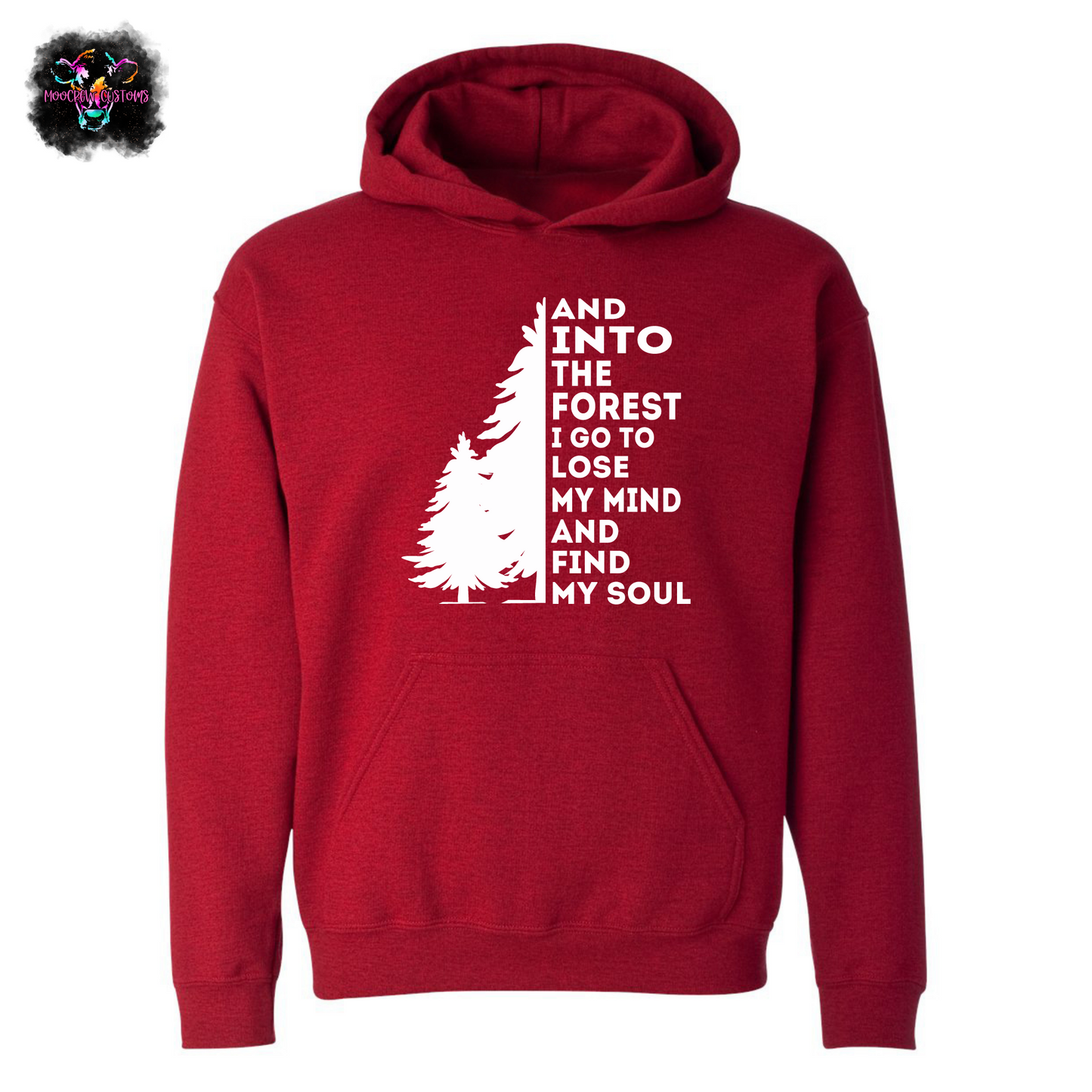 Into The Forest I Go Tree Sweatshirt