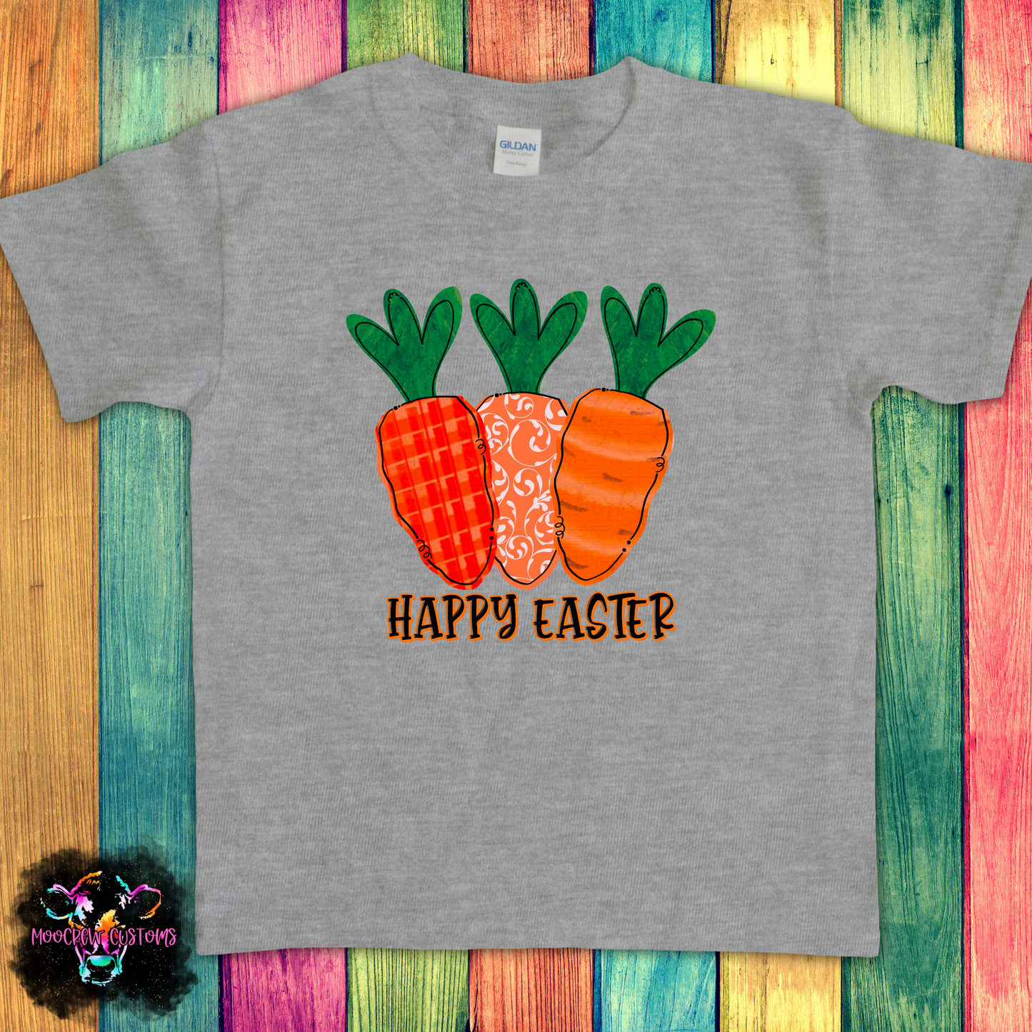 Happy Easter Carrot Kids Tshirt