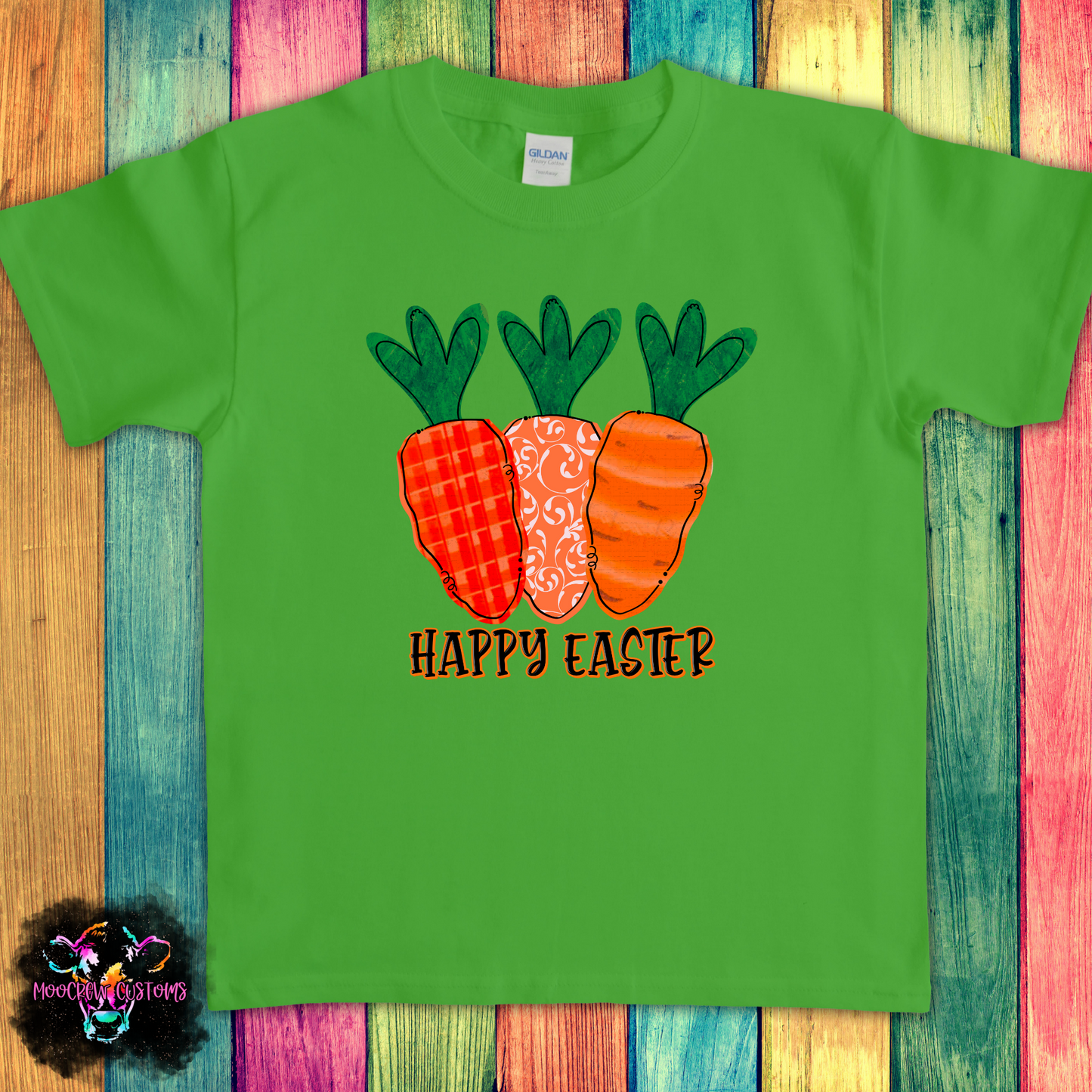 Happy Easter Carrot Kids Tshirt