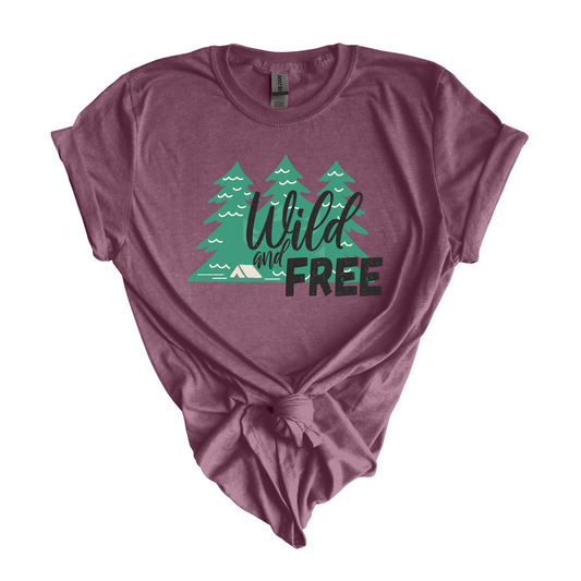 Wild and Free Trees Tshirt