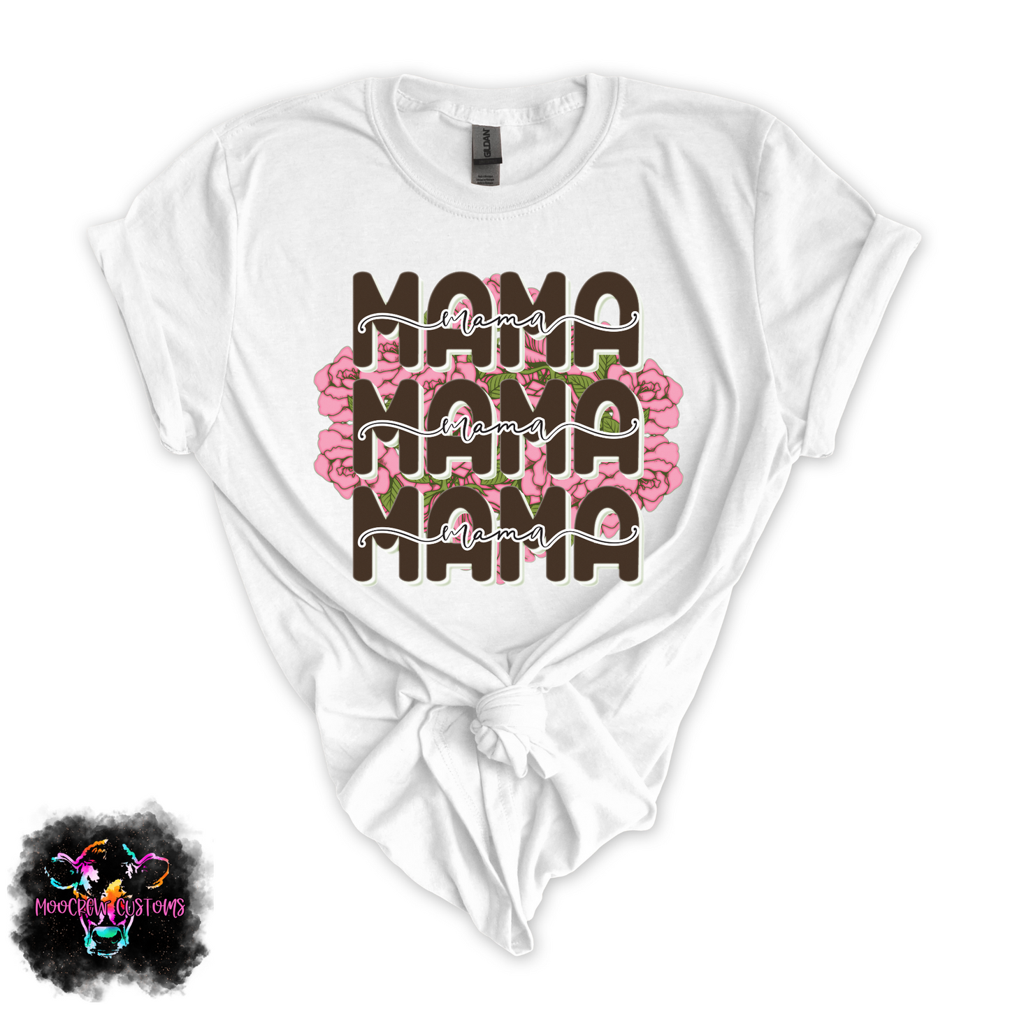 Blessed Mama Stacked Tshirt