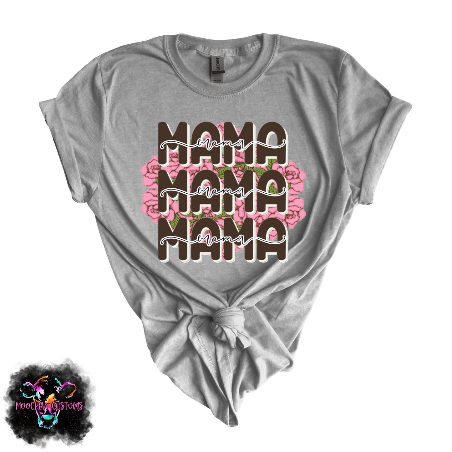 Blessed Mama Stacked Tshirt