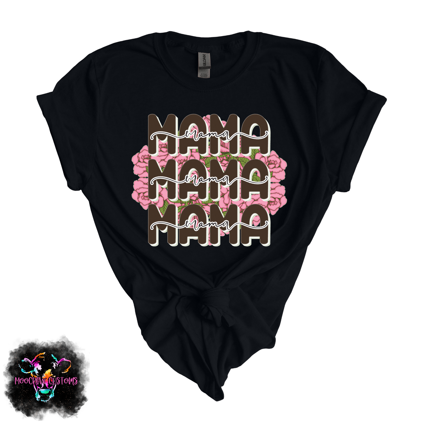 Blessed Mama Stacked Tshirt