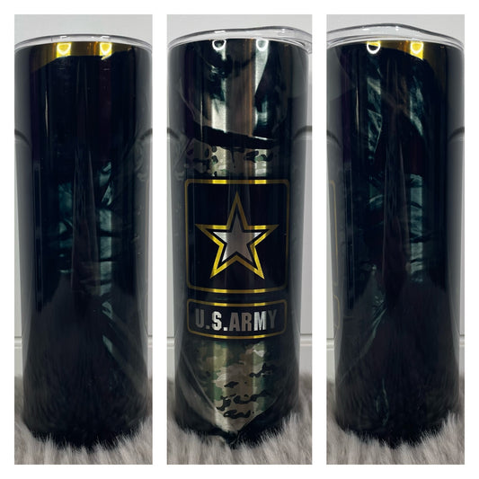 Stainless Steel ARMY Pride Tumbler